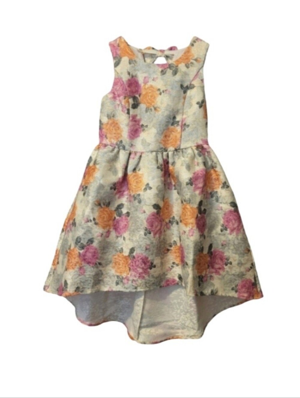NEW Zunie Floral Dress in Ivory/Pink Size 7